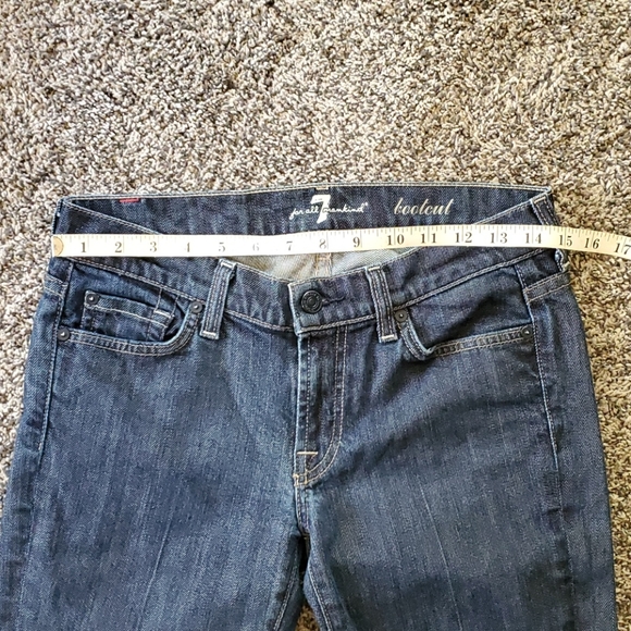 7 for all mankind bootcut jeans size 27 - Picture 6 of 9